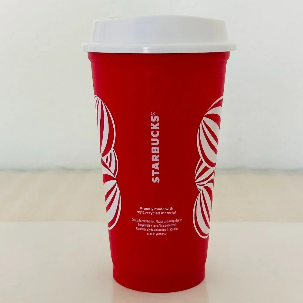 💝New💝 Starbucks 2024 Holiday Limited Edition Reusable Cups with Lids